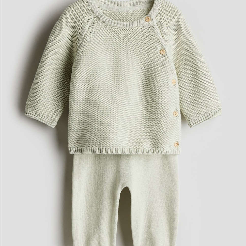 H&M Kids Set in Soft Mint